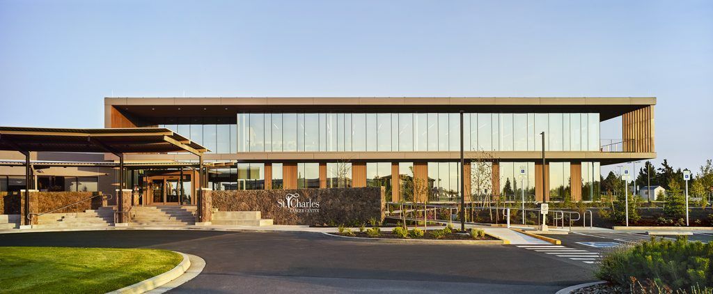 Guardian SunGuard AG 50 - St. Charles Cancer Center NW elevation - Photo by Peter Eckert