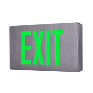 Dual Technology Exit Signs Whether Power is On or Off – Construction Firm