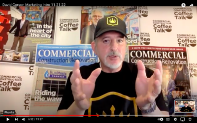 David Corson Marketing LLC: BLC Challenge & Owning Your Own Digital Marketing Business 11.21.2022