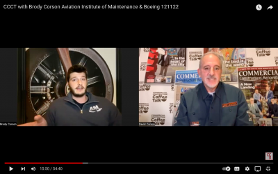 CCCT with Brody Corson from Aviation Institute of Maintenance & Boeing