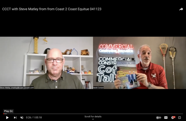 CCCT with Steve Matley, President from Coast 2 Coast Equities
