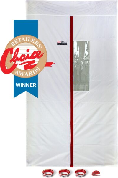 ZIPWALL® ZipDoor® Magnetic: 2024 Retailers’ Choice Award Winner