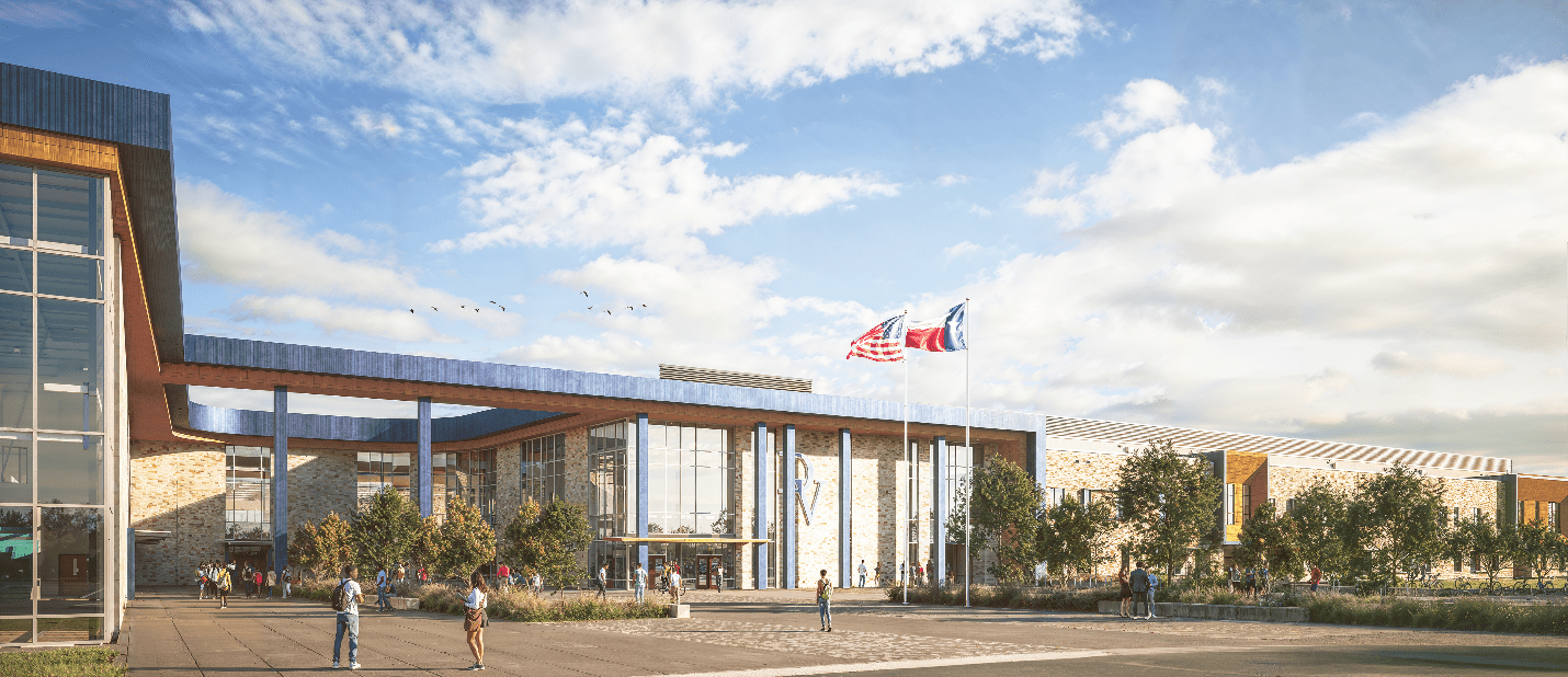 Pfluger Architects, American Constructors Team on High School in Del Valle ISD