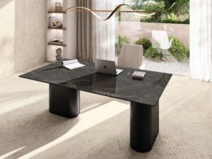 MOBILIARIO 7 MESA FIOR DI BOSCO GLOSS + PAV y REV PURE PORTLAND NATURE DESPACHO