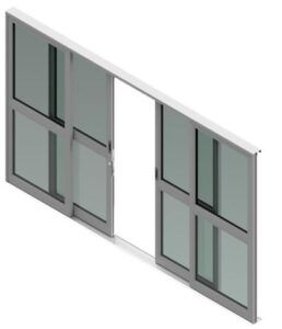 TubeliteINT810SlidingMallFrontDoor BiParting
