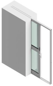 TubeliteINT810SlidingMallFrontDoor Pocket