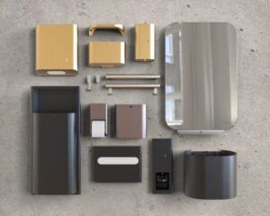 bradleyElvari Washroom Accessories Finishes